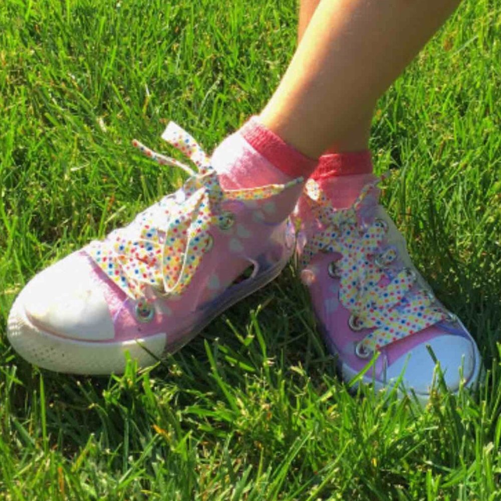 Little Miss Matched Clear Sneakers (60)